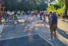 „Спорт в парка“: 40 възрастни димитровградчани се включиха в първата тренировка